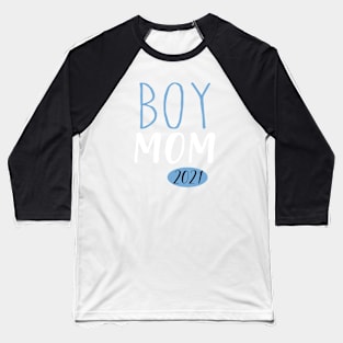 Soon mom of a boy 2021 Baseball T-Shirt